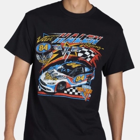 Van Halen Other - Van Halen racing-inspired graphic tee Black Size Medium